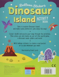 Balloon Stickers Dinosaur Island Activity Book - 3