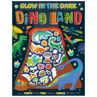 Glow in the Dark Dino Land Activity Book - Make Believe Ideas