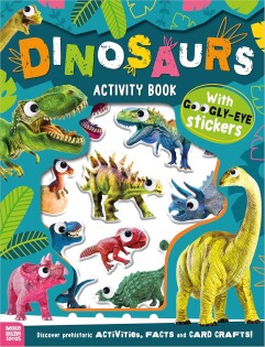 Googly-Eye Puffy Stickers Dinosaurs Activity Book - Make Believe Ideas